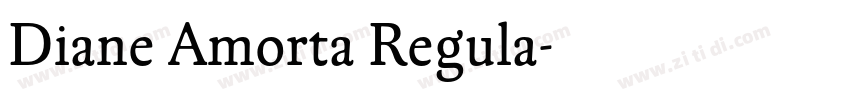 Diane Amorta Regula字体转换